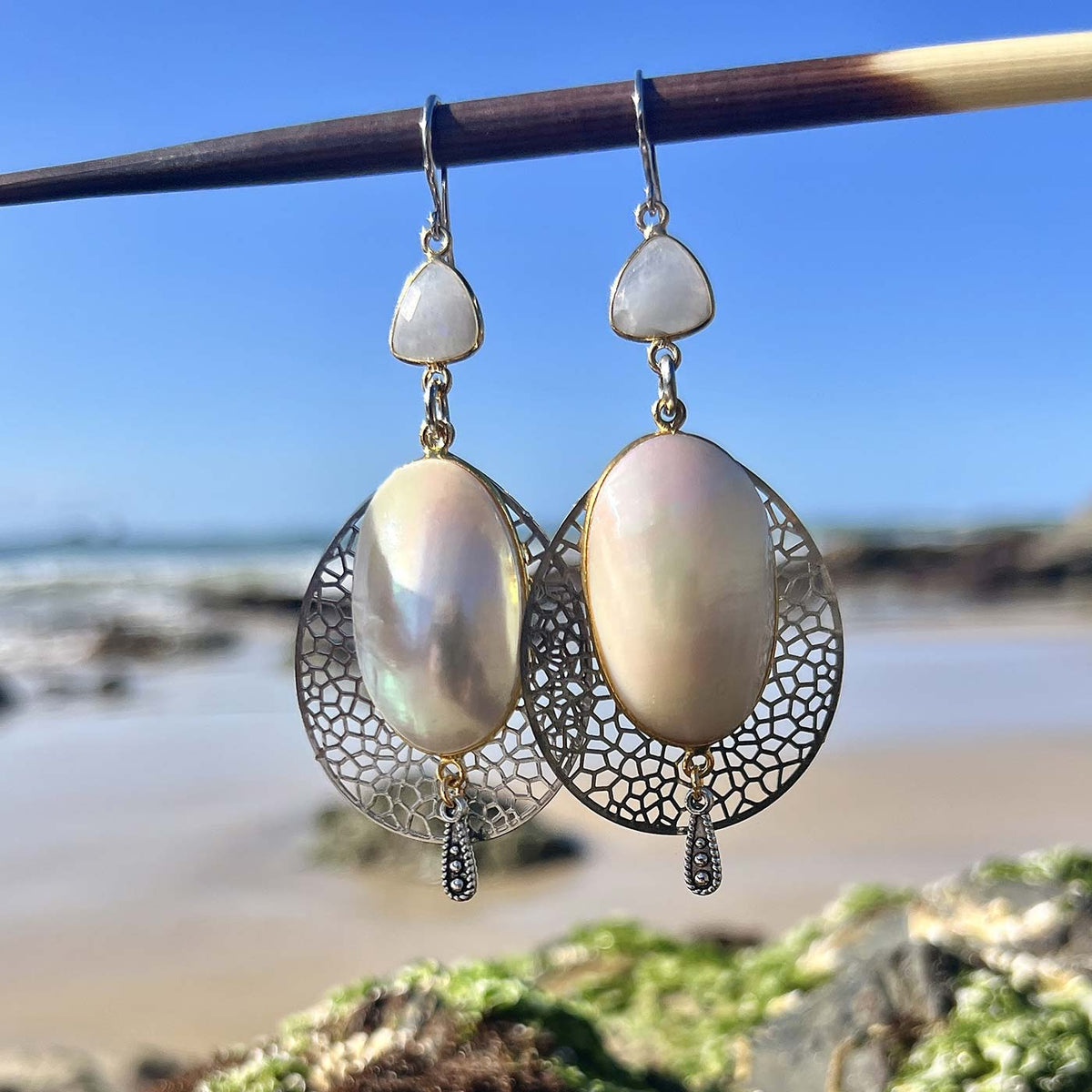 N°1014 Statement Earrings - The Pearl Collection