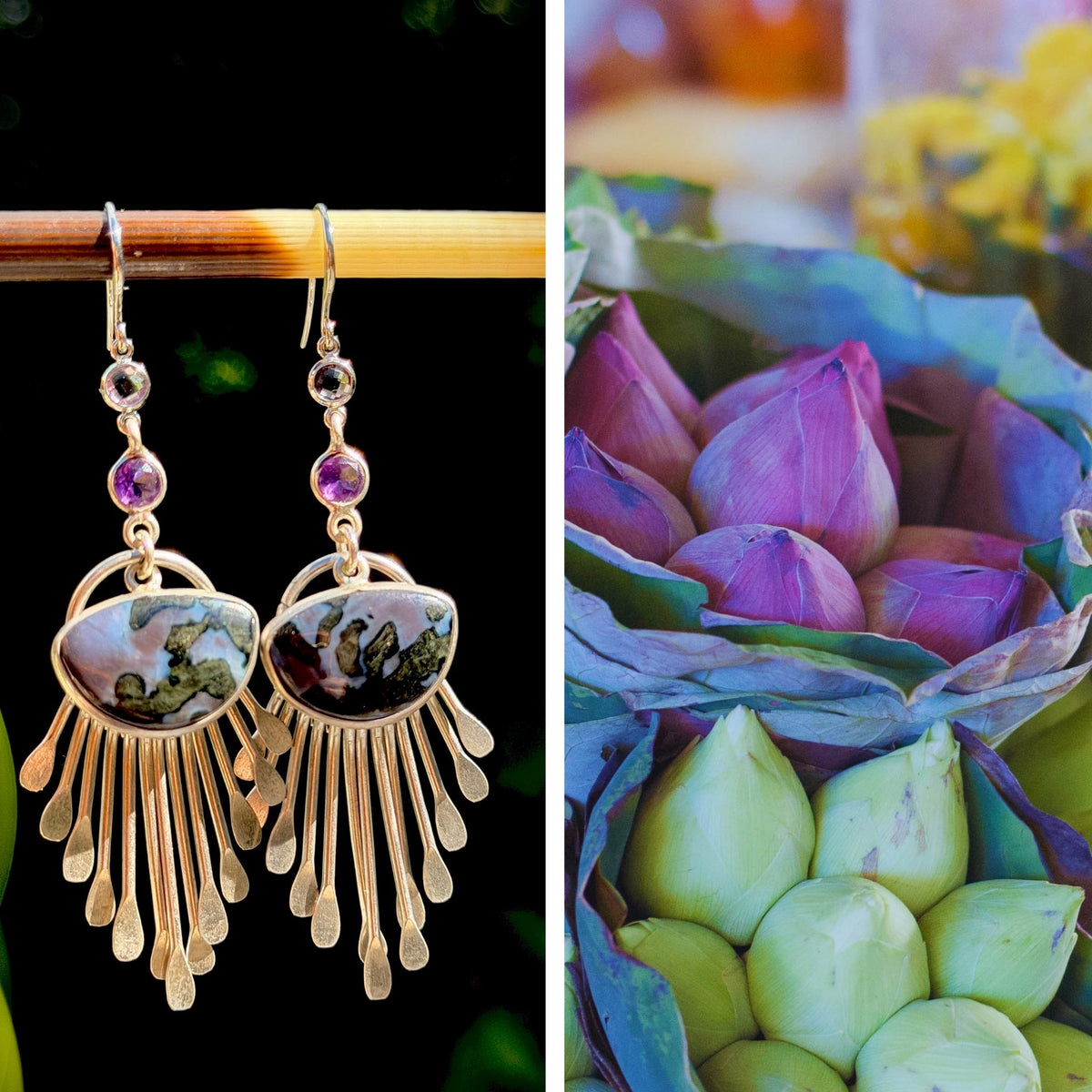 N°103 Statement Earrings - The Sri Lanka Collection