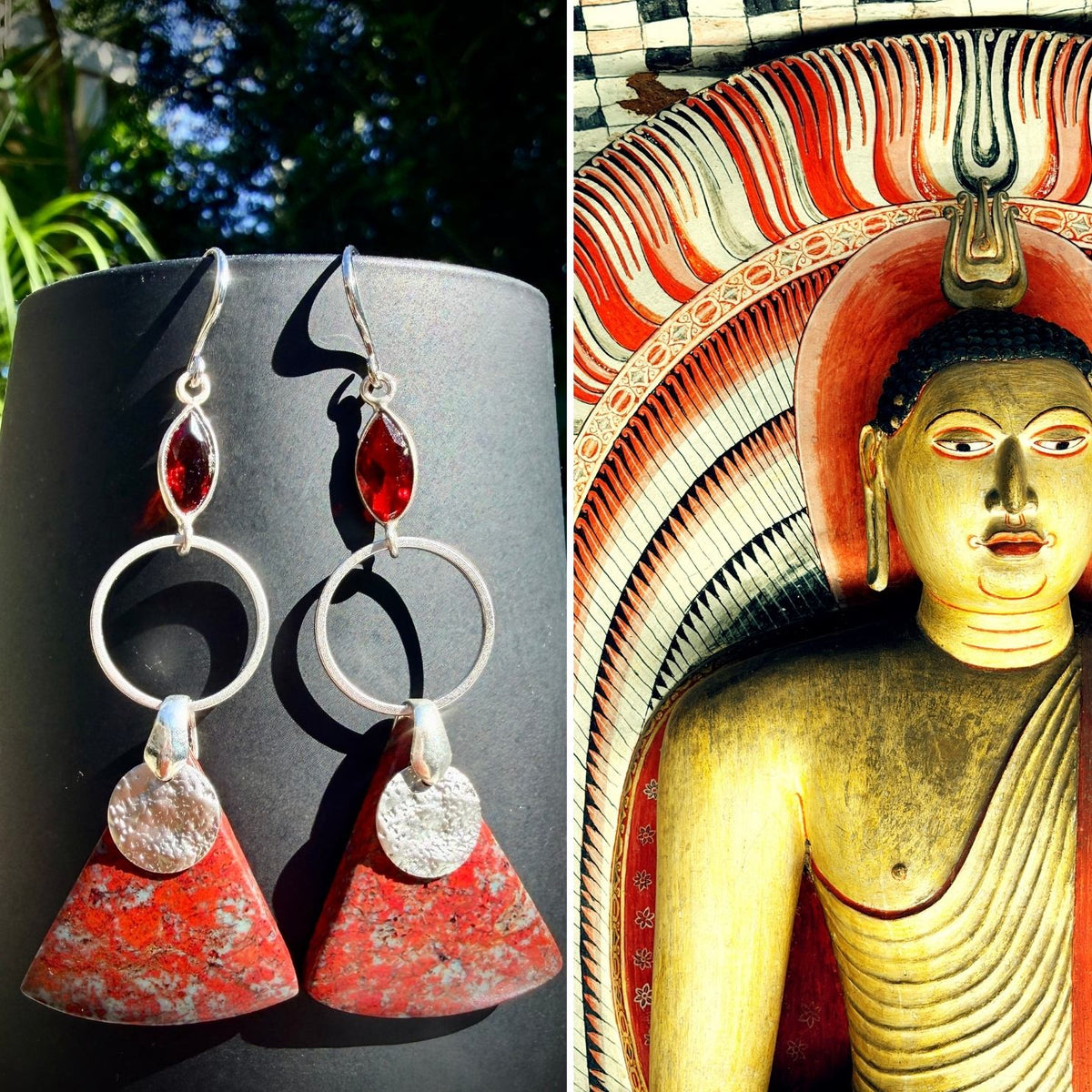 N°012 Statement Earrings - The Sri Lanka Collection
