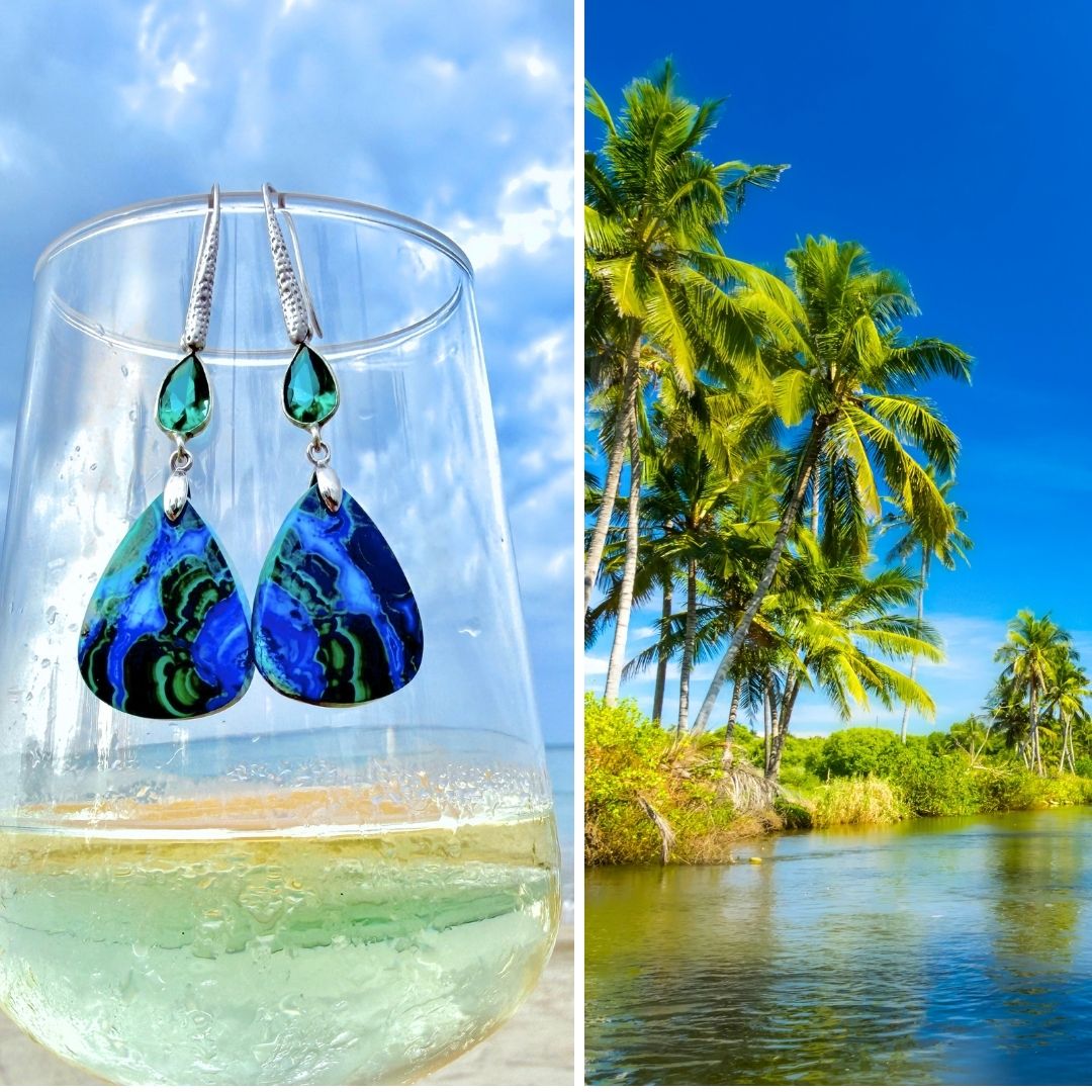 N°019 Statement Earrings - The Sri Lanka Collection