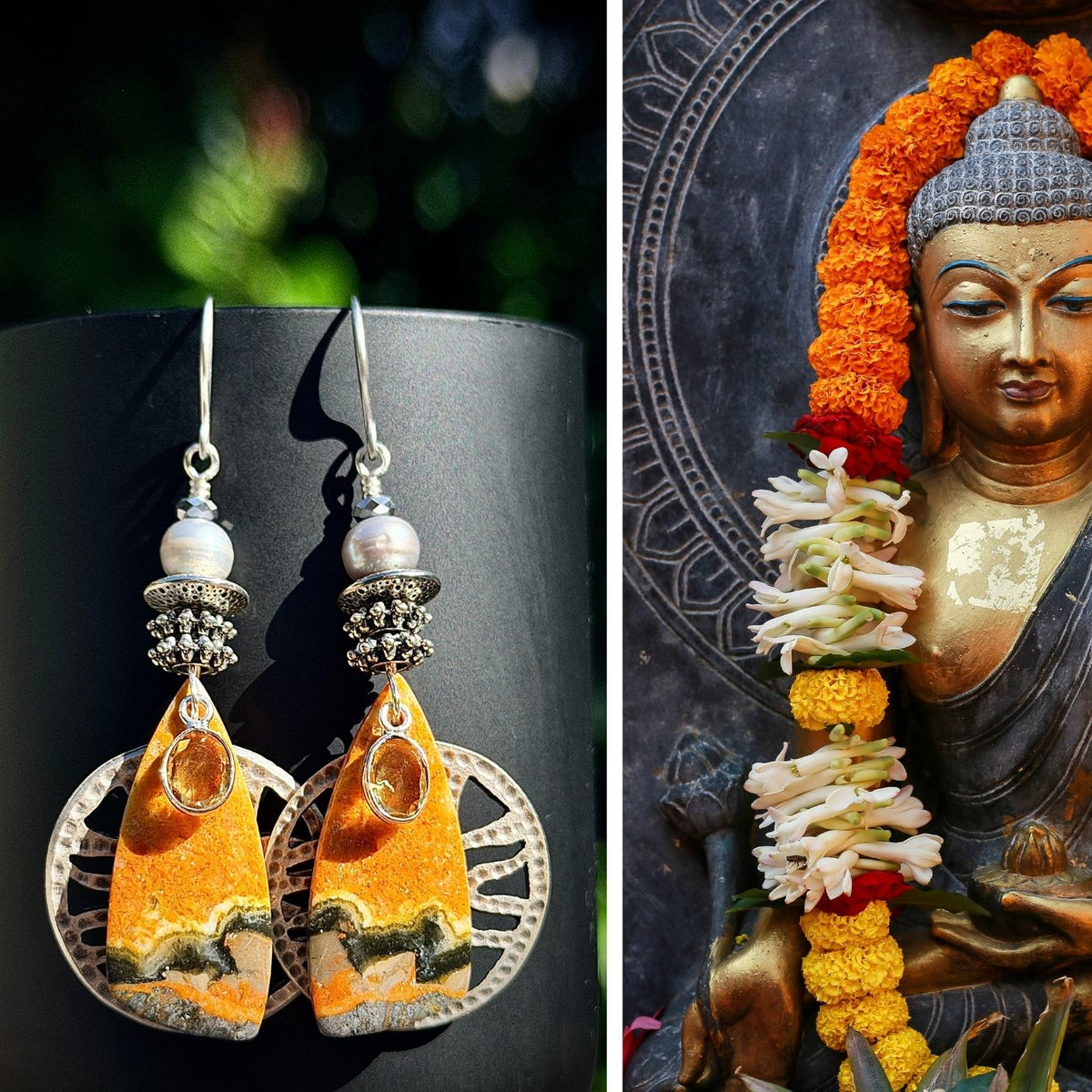 N°020 Statement Earrings - The Sri Lanka Collection