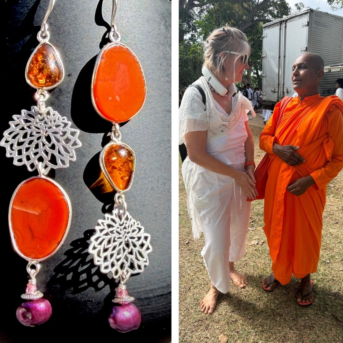 N°026 Statement Earrings - The Sri Lanka Collection
