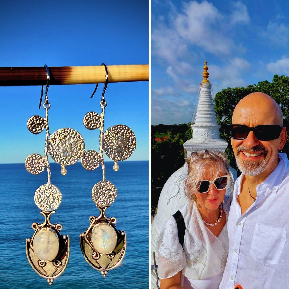 N°035 Statement Earrings - The Sri Lanka Collection