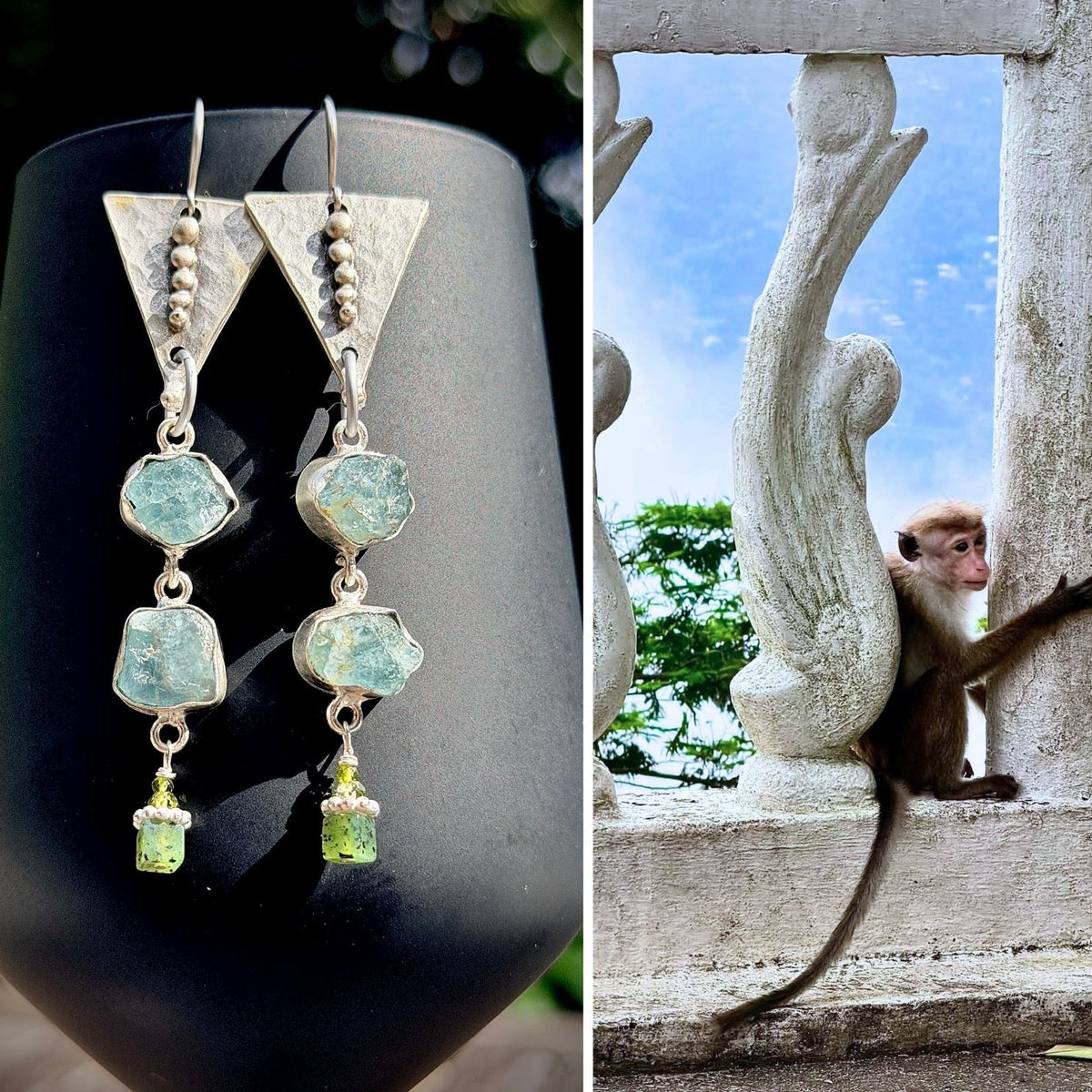 N°003 Statement Earrings - The Sri Lanka Collection