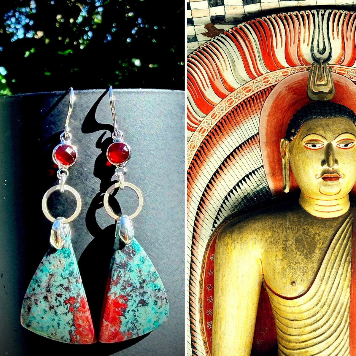 N°045 Statement Earrings - The Sri Lanka Collection