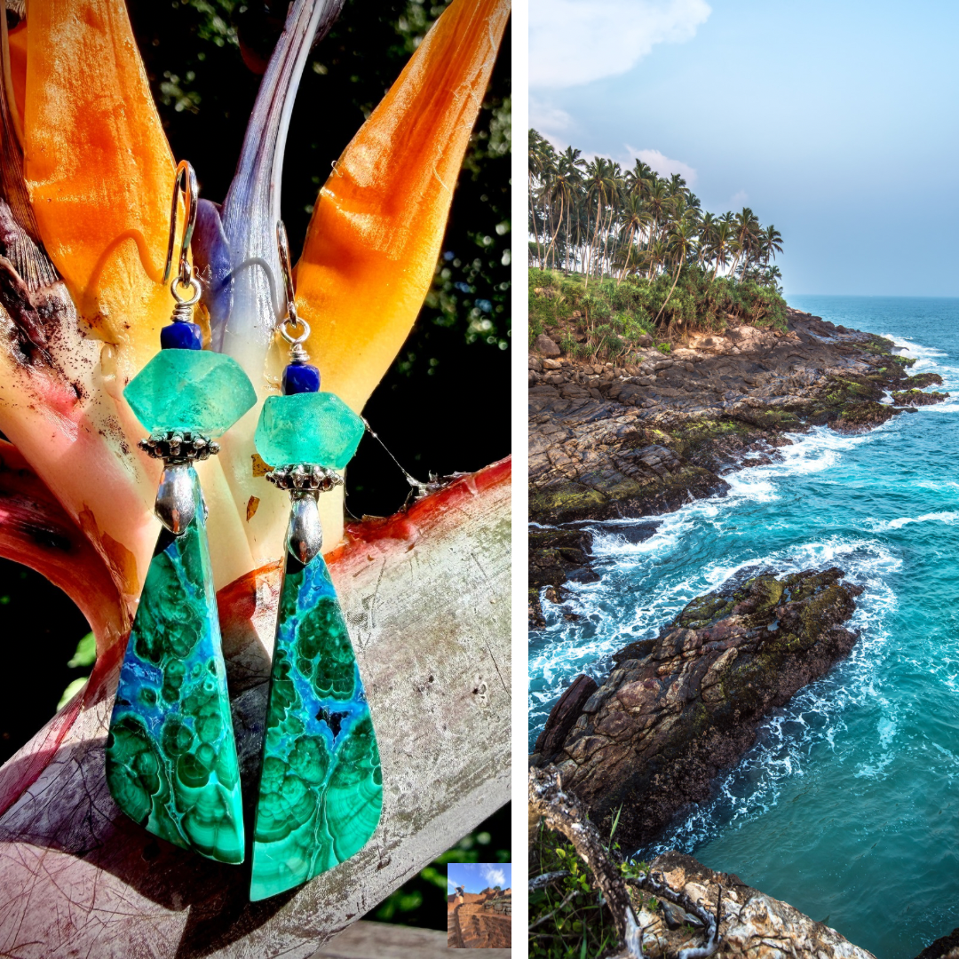 N°004 Statement Earrings - The Sri Lanka Collection