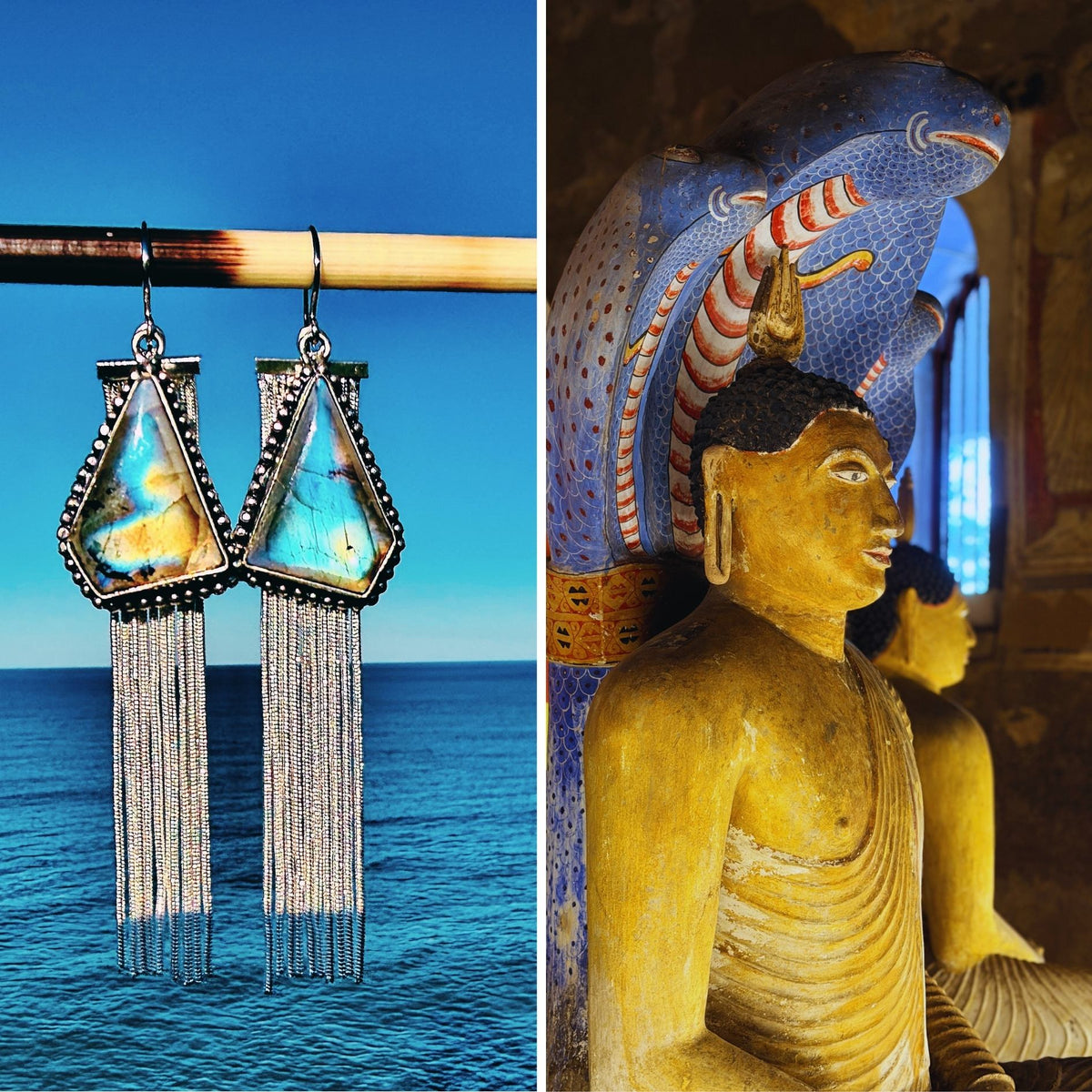 N°072 Statement Earrings - The Sri Lanka Collection
