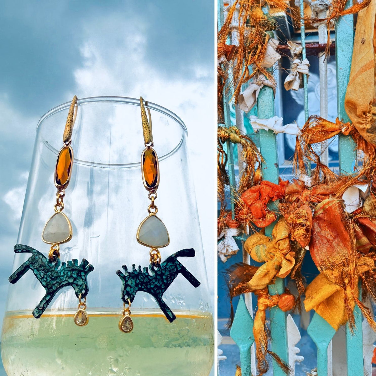 N°007 Statement Earrings - The Sri Lanka Collection
