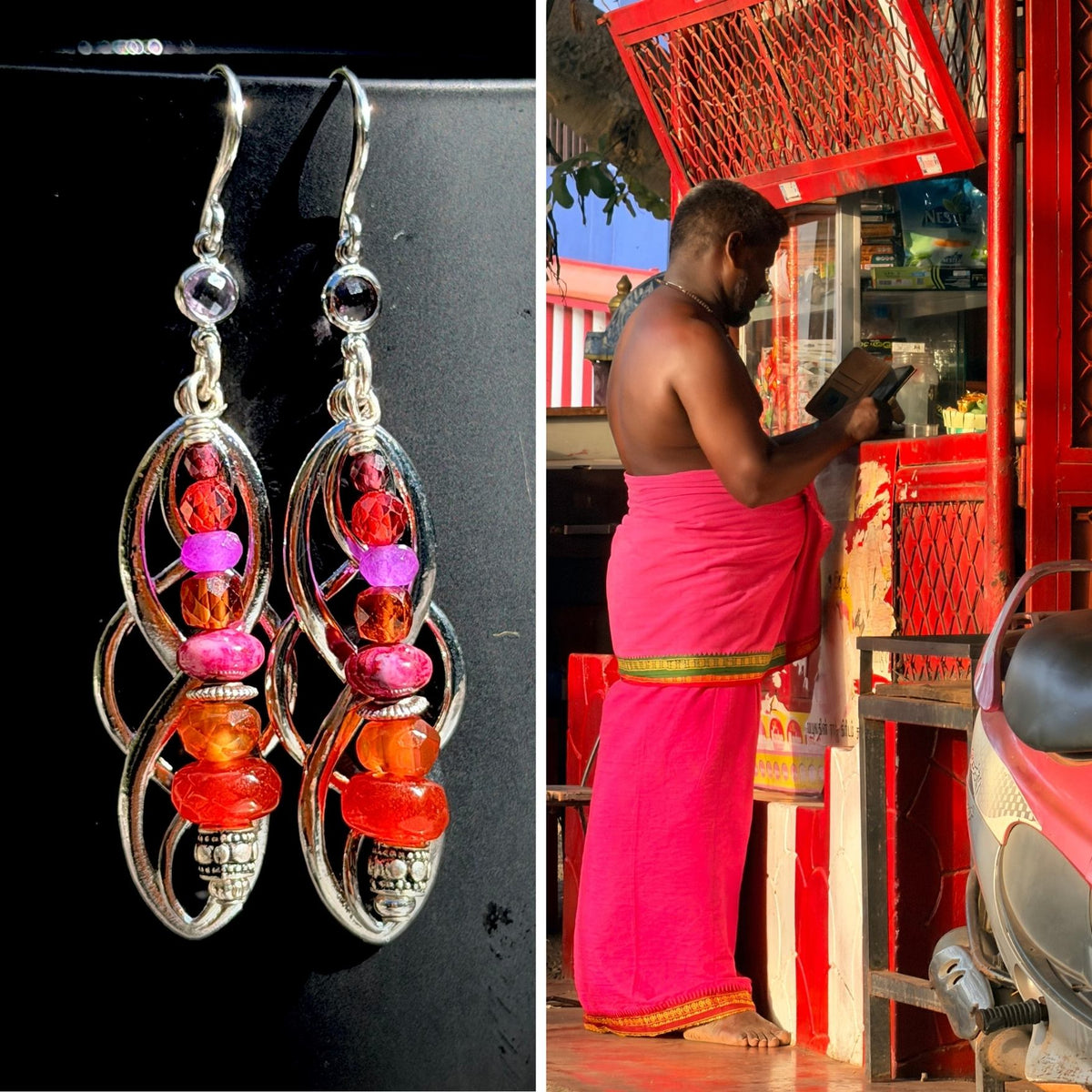 N°080 Statement Earrings - The Sri Lanka Collection
