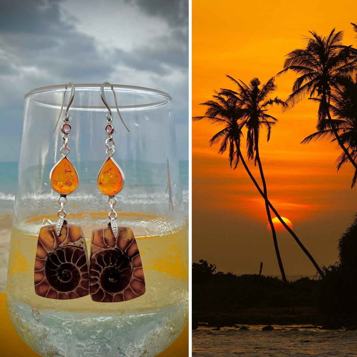 N°083 Statement Earrings - The Sri Lanka Collection