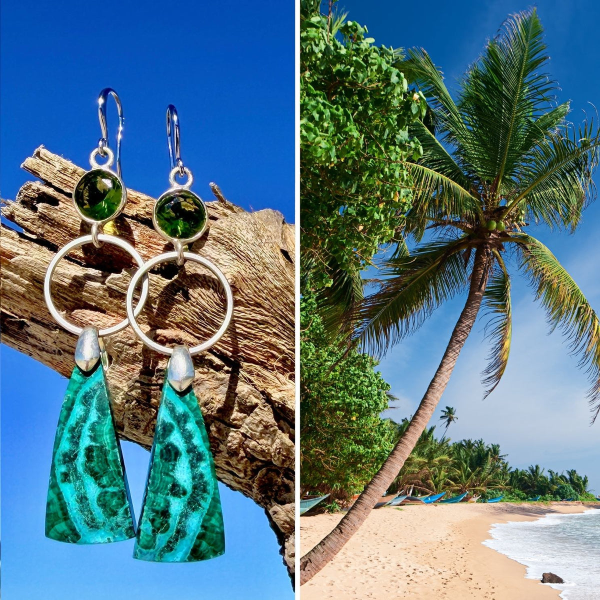 N°081 Statement Earrings - The Sri Lanka Collection
