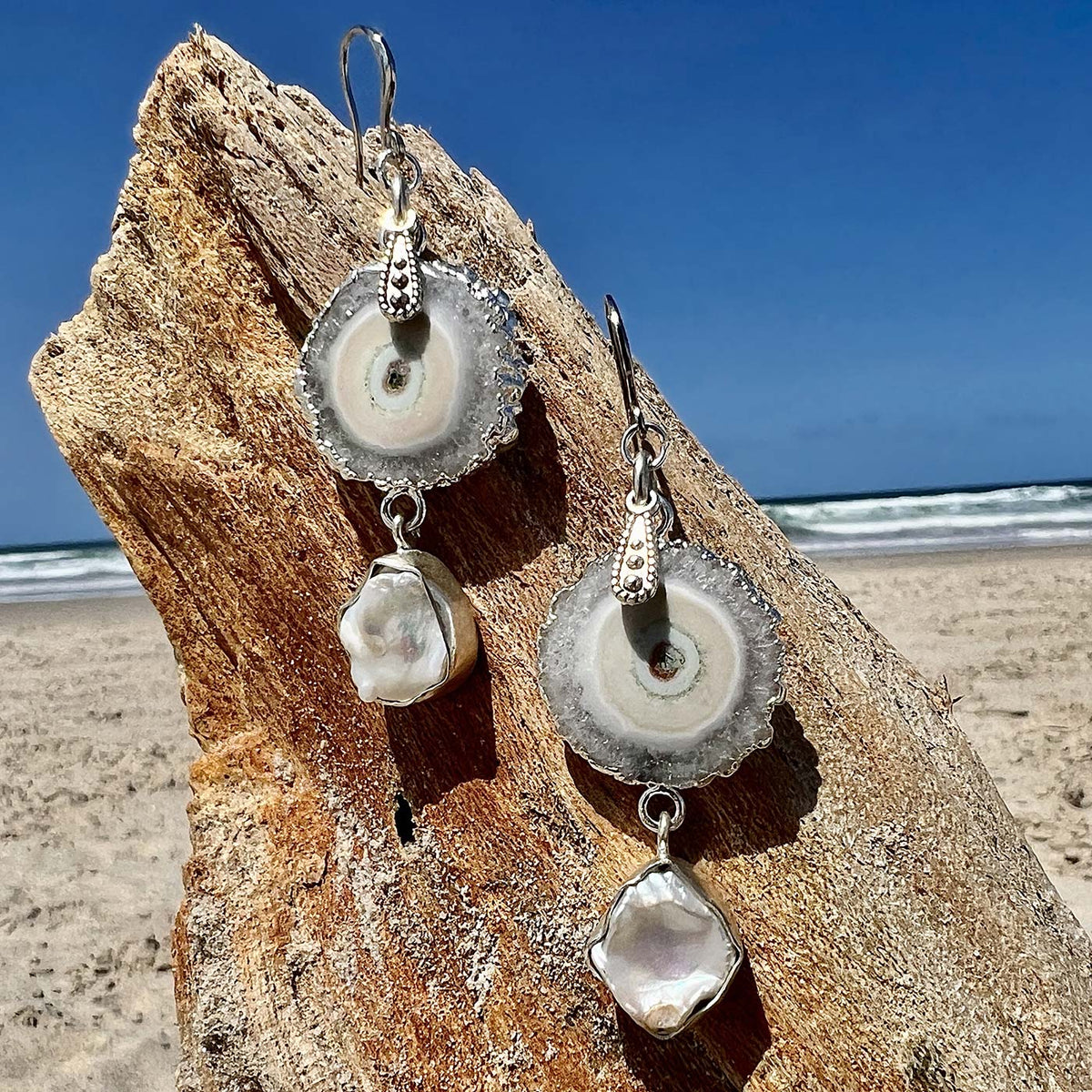 N°1037 Statement Earrings - The Pearl Collection