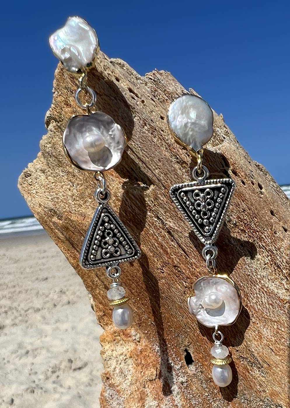 N°1040 Statement Earrings - The Pearl Collection