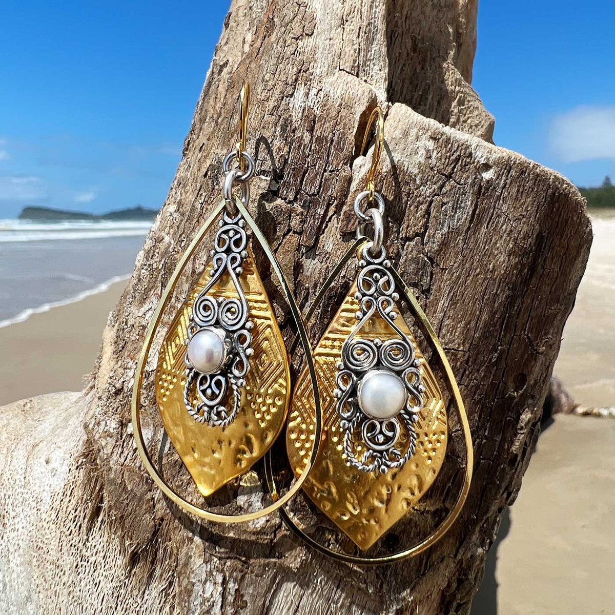 N°813 For the Love of Pearls Statement Earrings