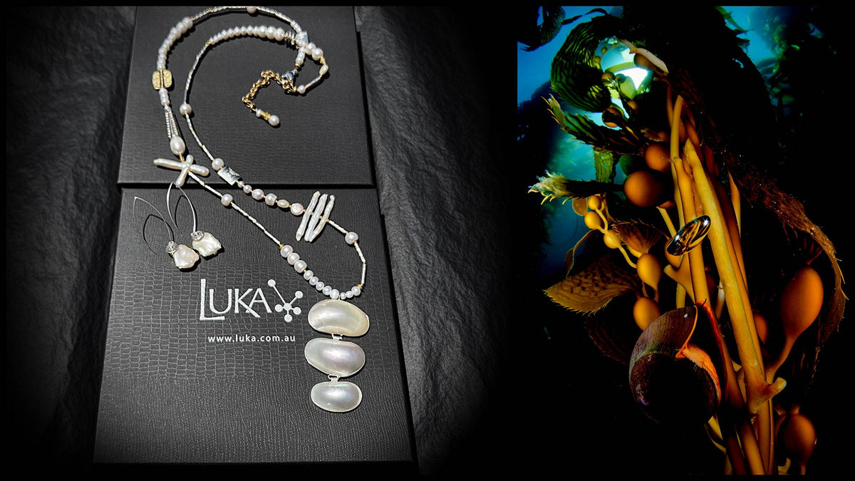 N°789 For the Love of Pearls Statement Necklace & Earring Set No 3