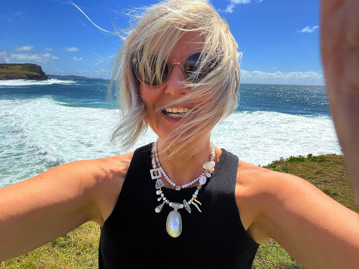 N°811 For the Love of Pearls Statement Earrings Necklace & Earring Set No 1