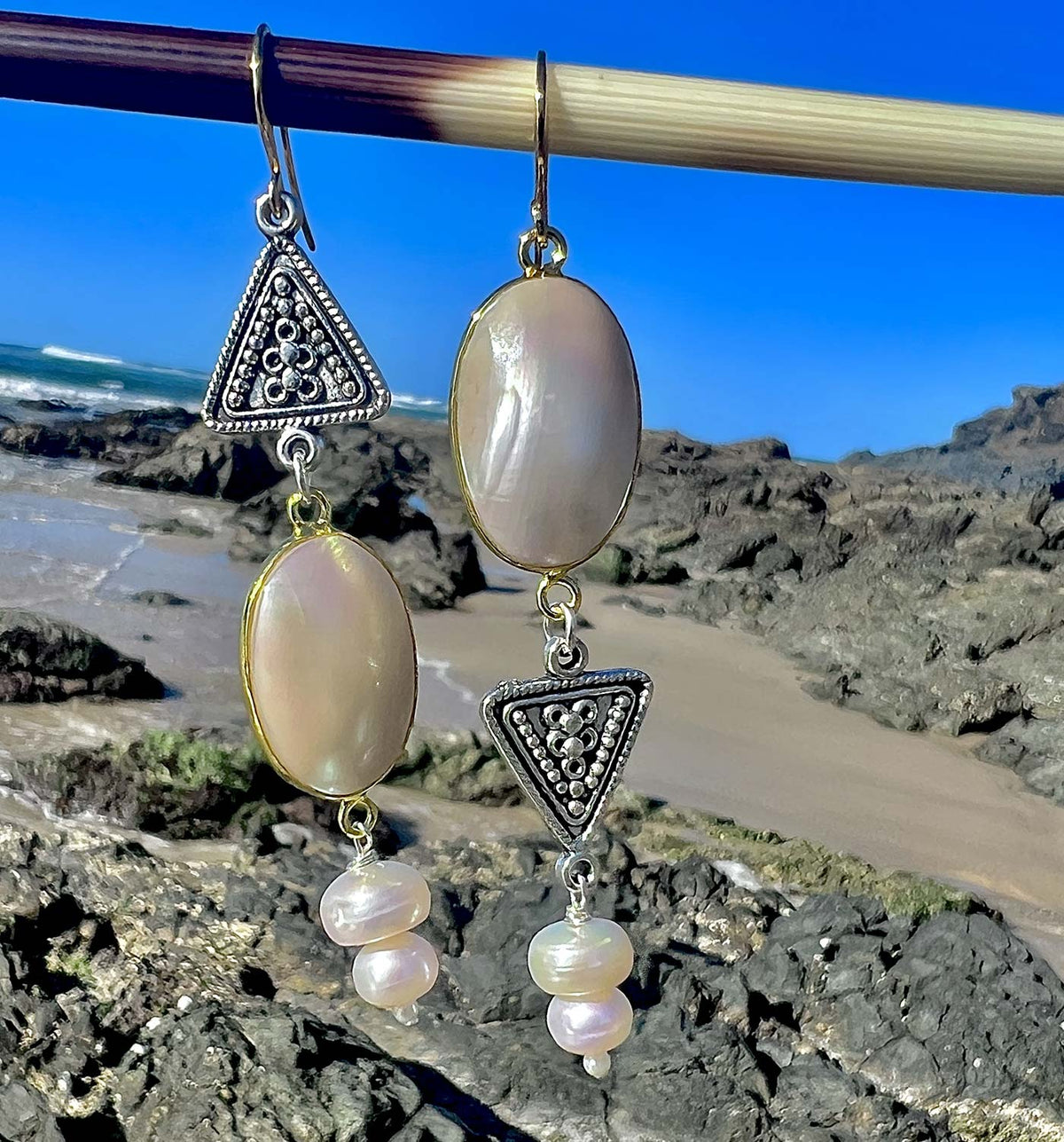 N°1015 Statement Earrings - The Pearl Collection