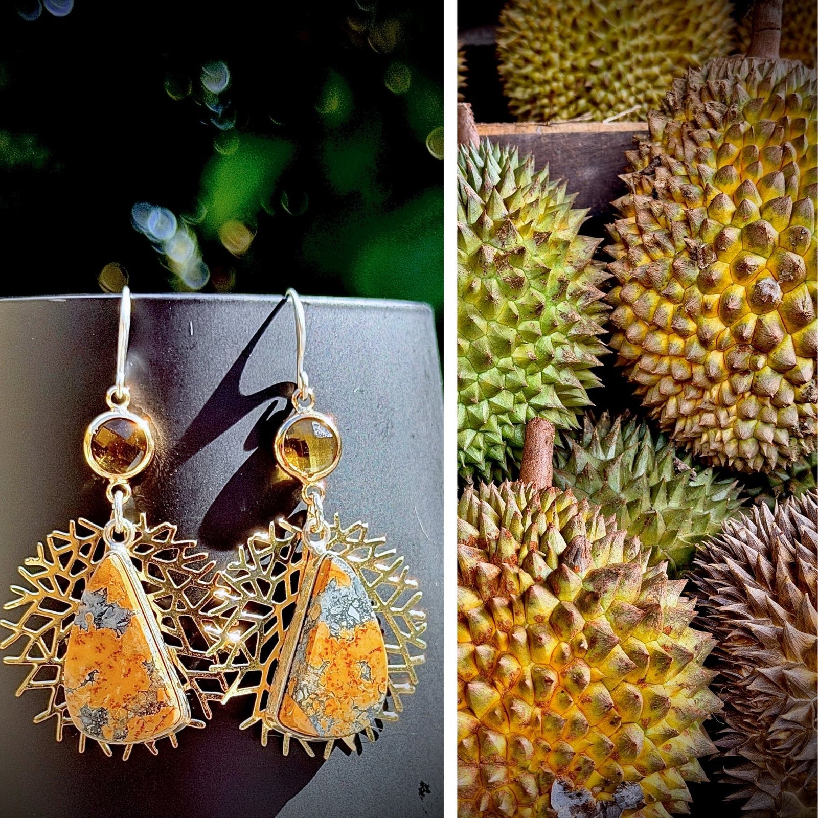 N°104 Statement Earrings - The Sri Lanka Collection
