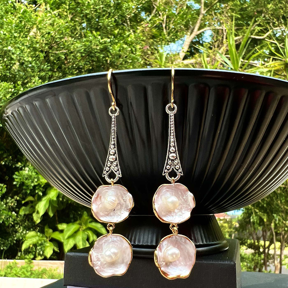 N°1054 Statement Earrings - The Pearl Collection