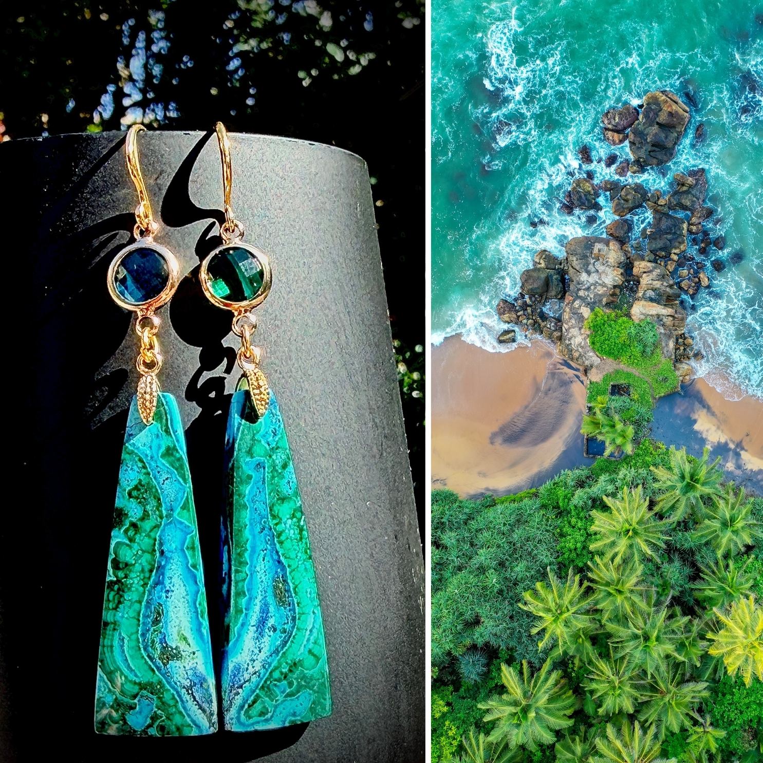 N°108 Statement Earrings - The Sri Lanka Collection