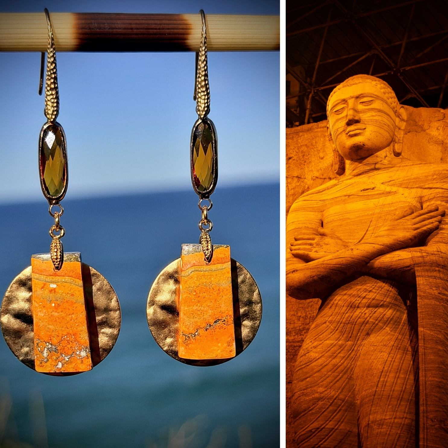 N°109 Statement Earrings - The Sri Lanka Collection