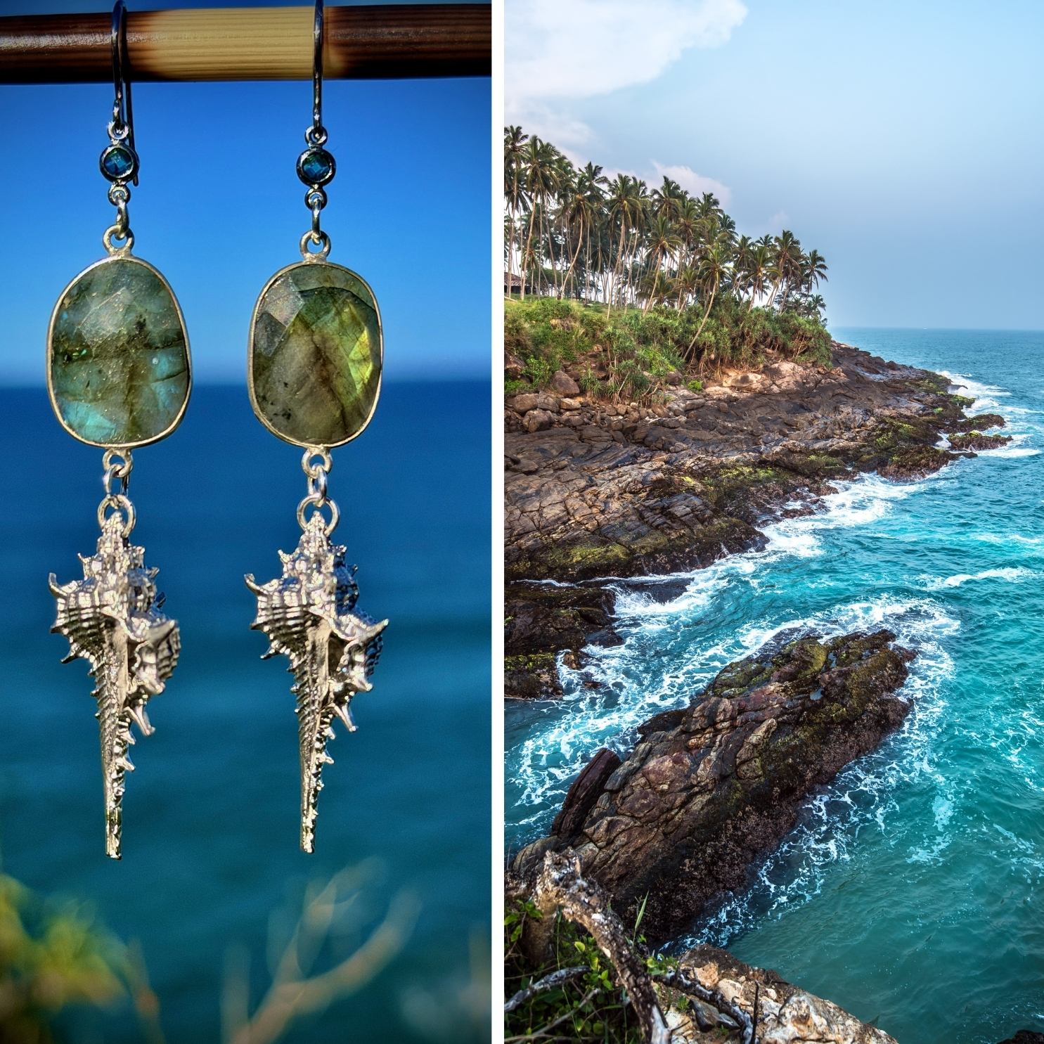 N°110 Statement Earrings - The Sri Lanka Collection