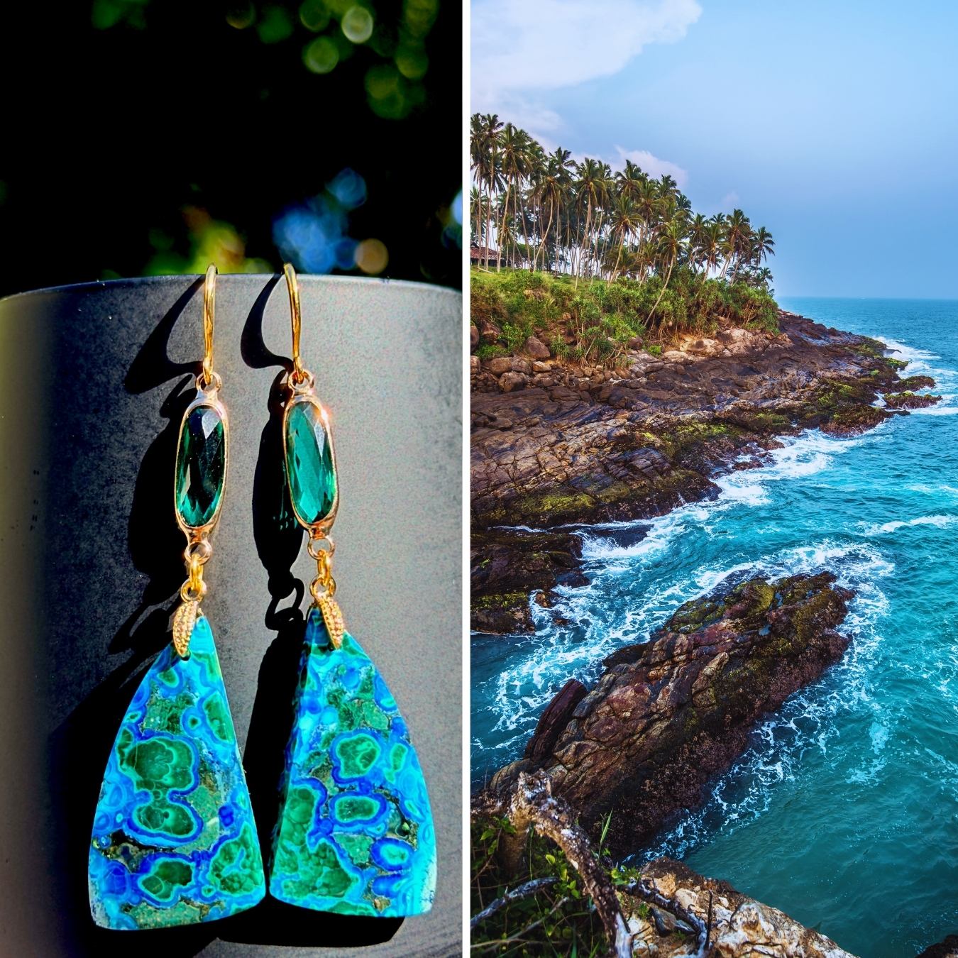 N°111 Statement Earrings - The Sri Lanka Collection