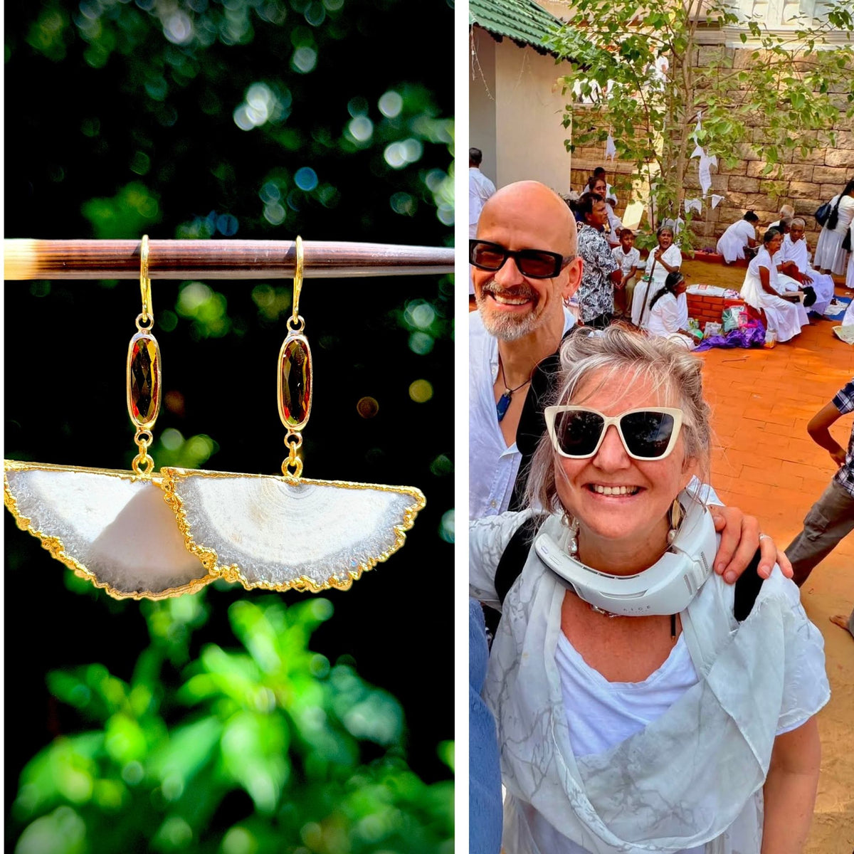 N°112 Statement Earrings - The Sri Lanka Collection