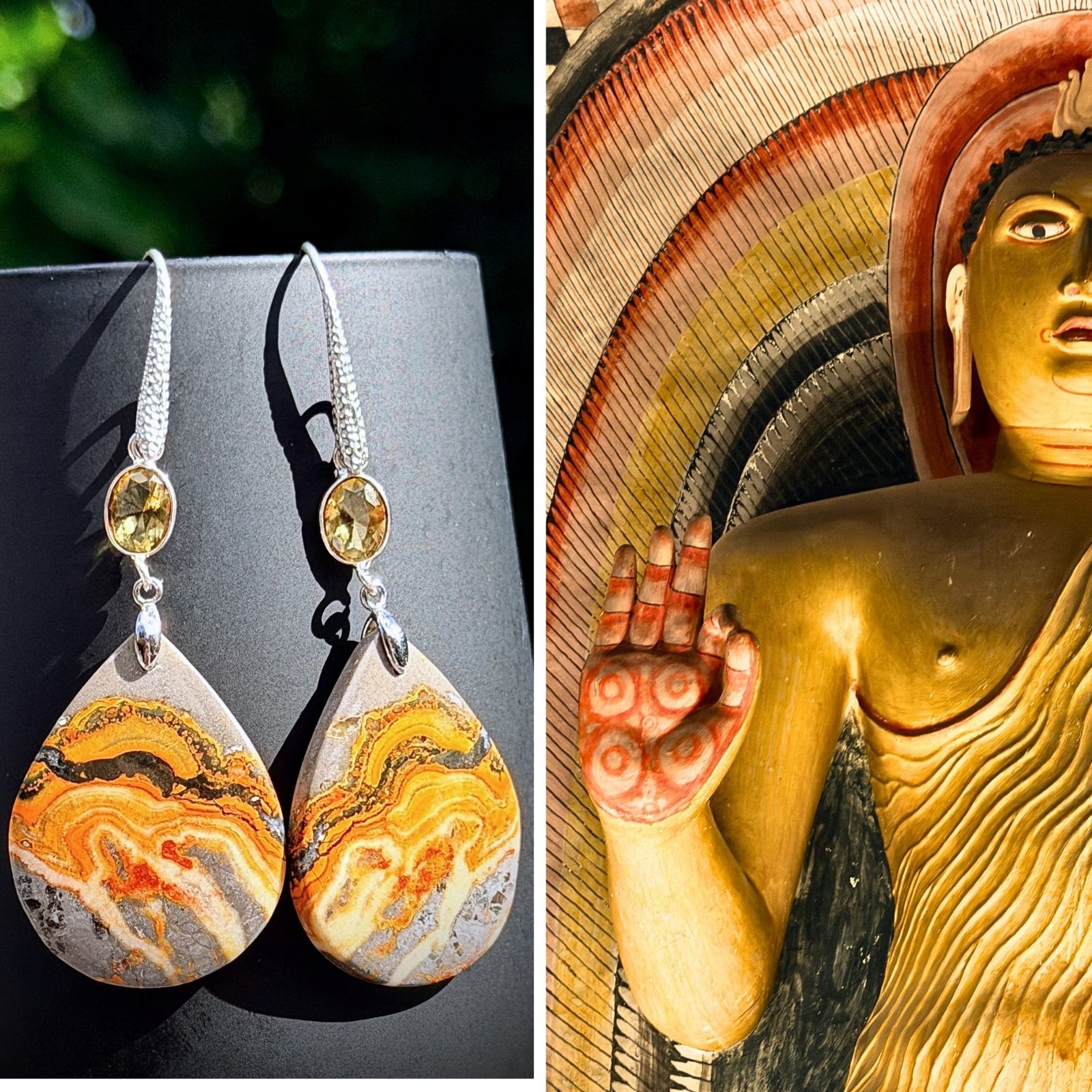 N°117 Statement Earrings - The Sri Lanka Collection