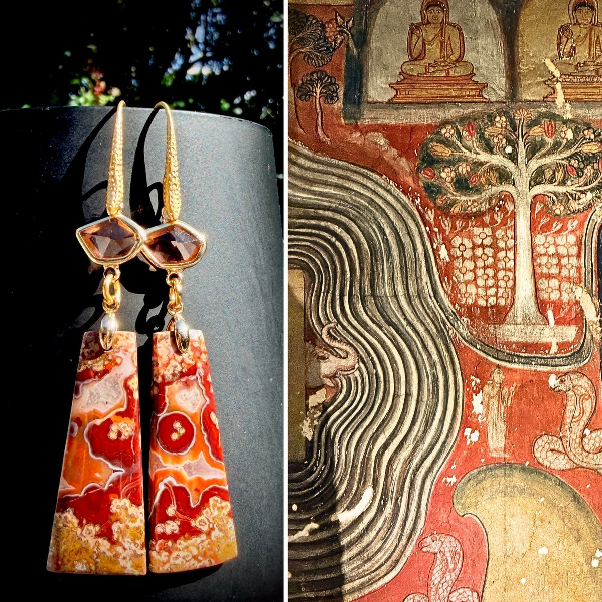 N°119 Statement Earrings - The Sri Lanka Collection
