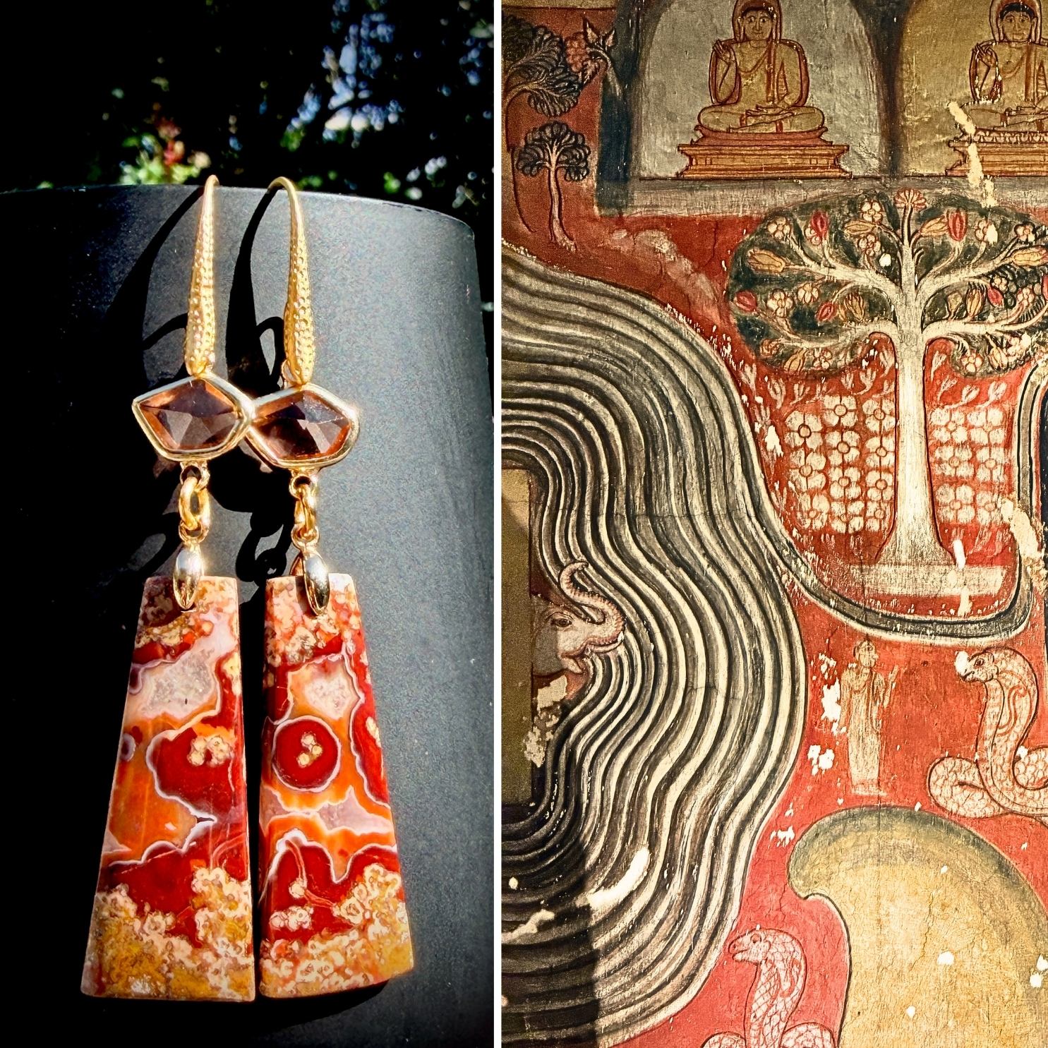 N°119 Statement Earrings - The Sri Lanka Collection