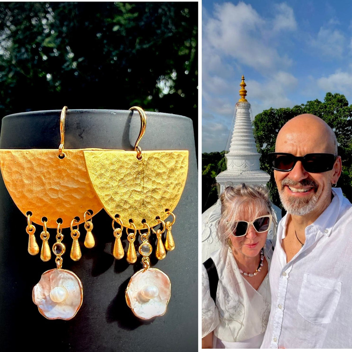 N°011 Statement Earrings - The Sri Lanka Collection