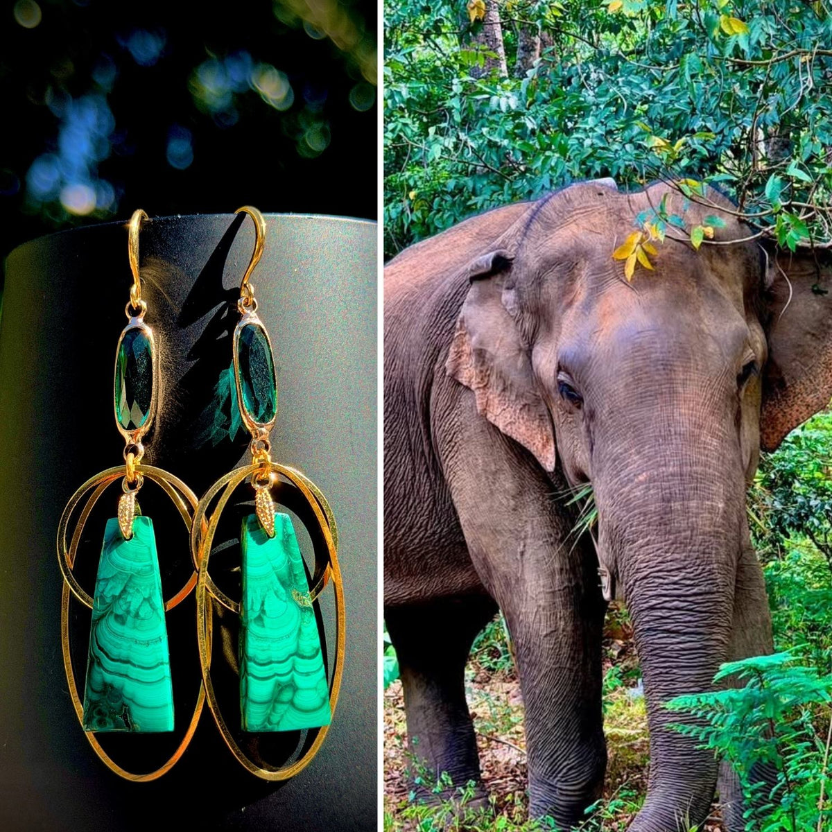 N°122 Statement Earrings - The Sri Lanka Collection