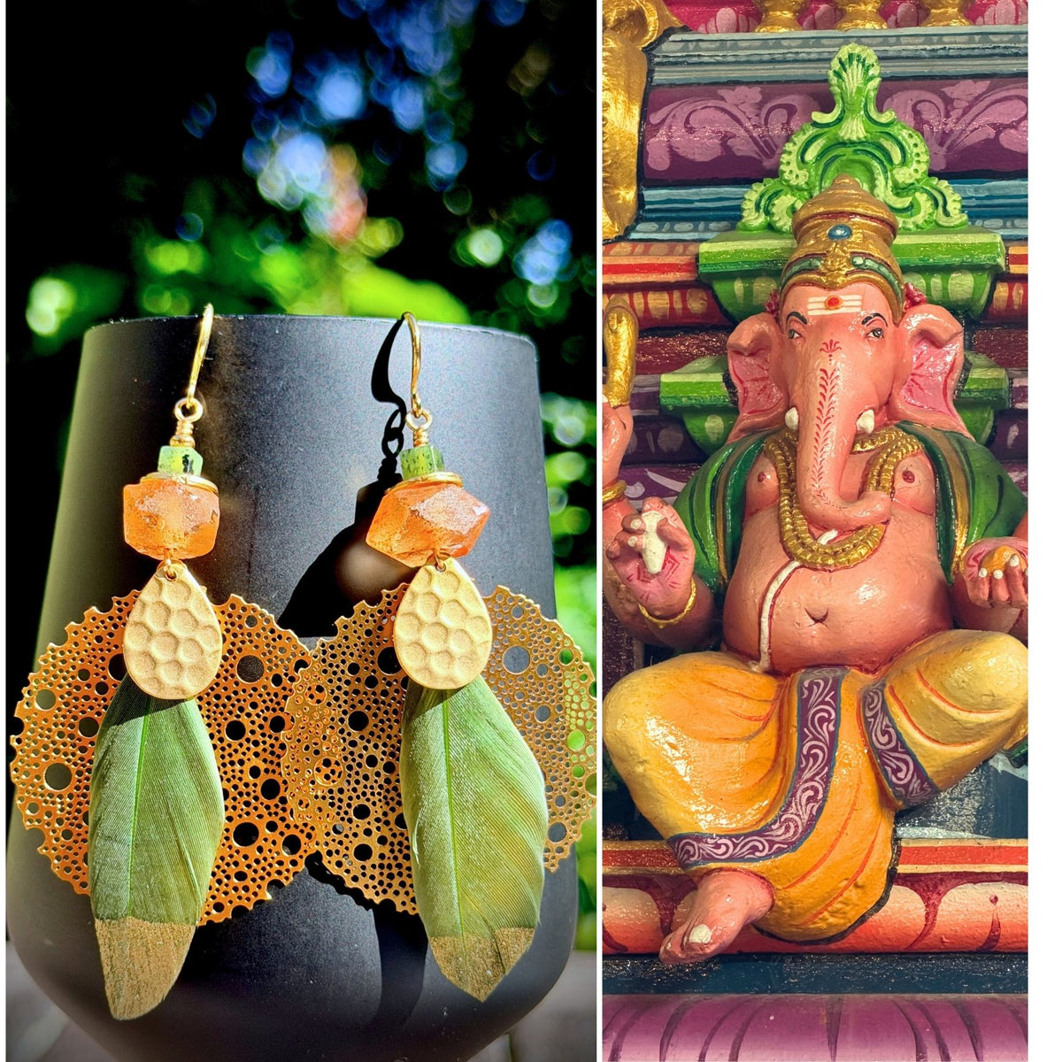 N°123 Statement Earrings - The Sri Lanka Collection