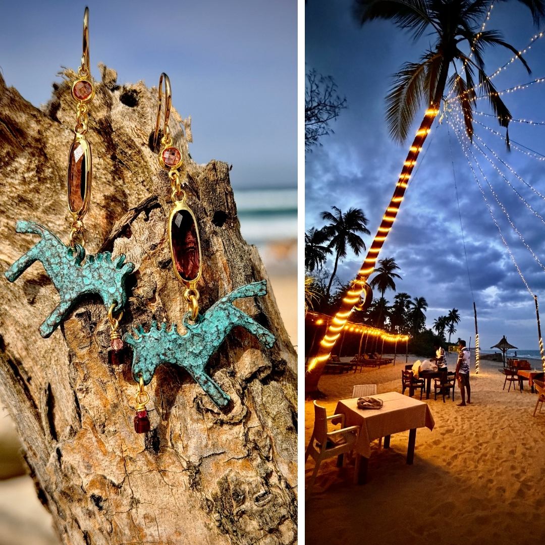 N°127 Statement Earrings - The Sri Lanka Collection