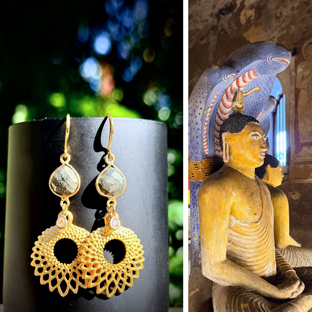 N°134 Statement Earrings - The Sri Lanka Collection