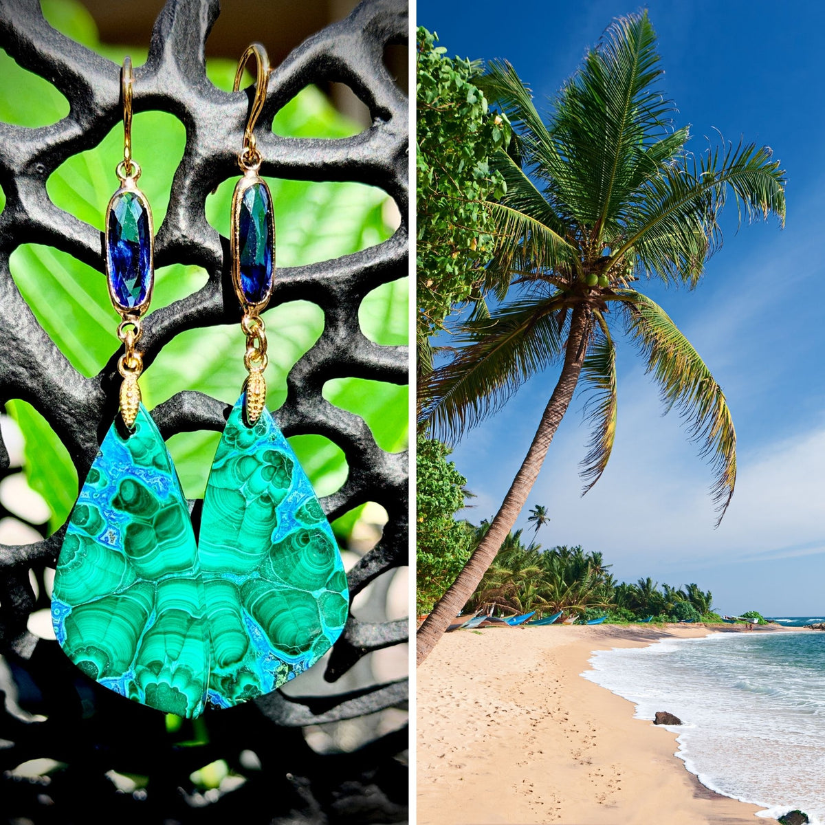 N°017 Statement Earrings - The Sri Lanka Collection