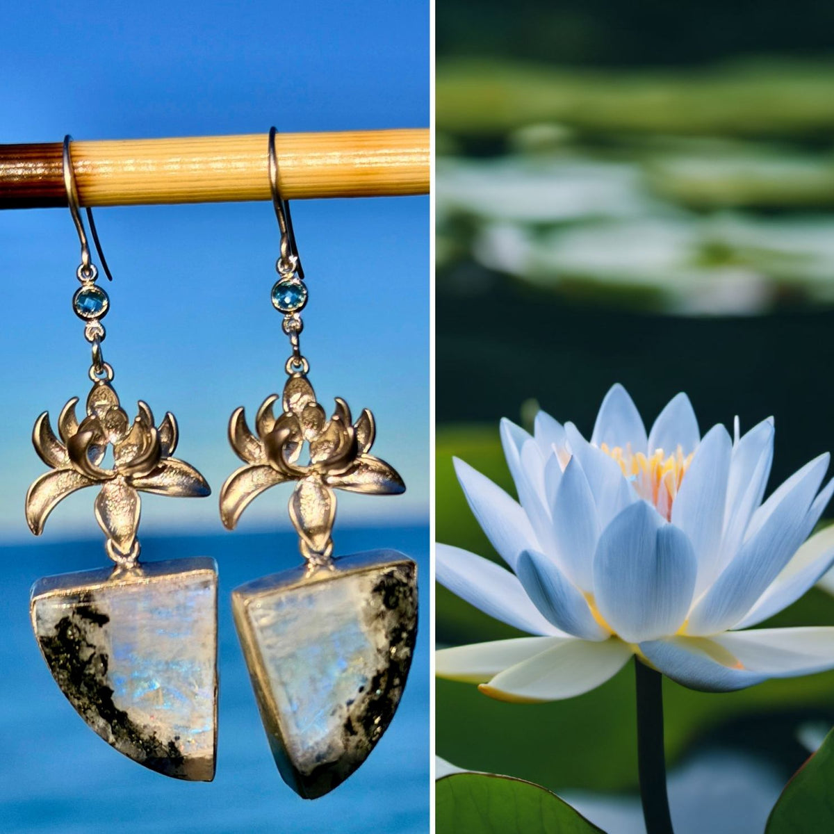 N°018 Statement Earrings - The Sri Lanka Collection