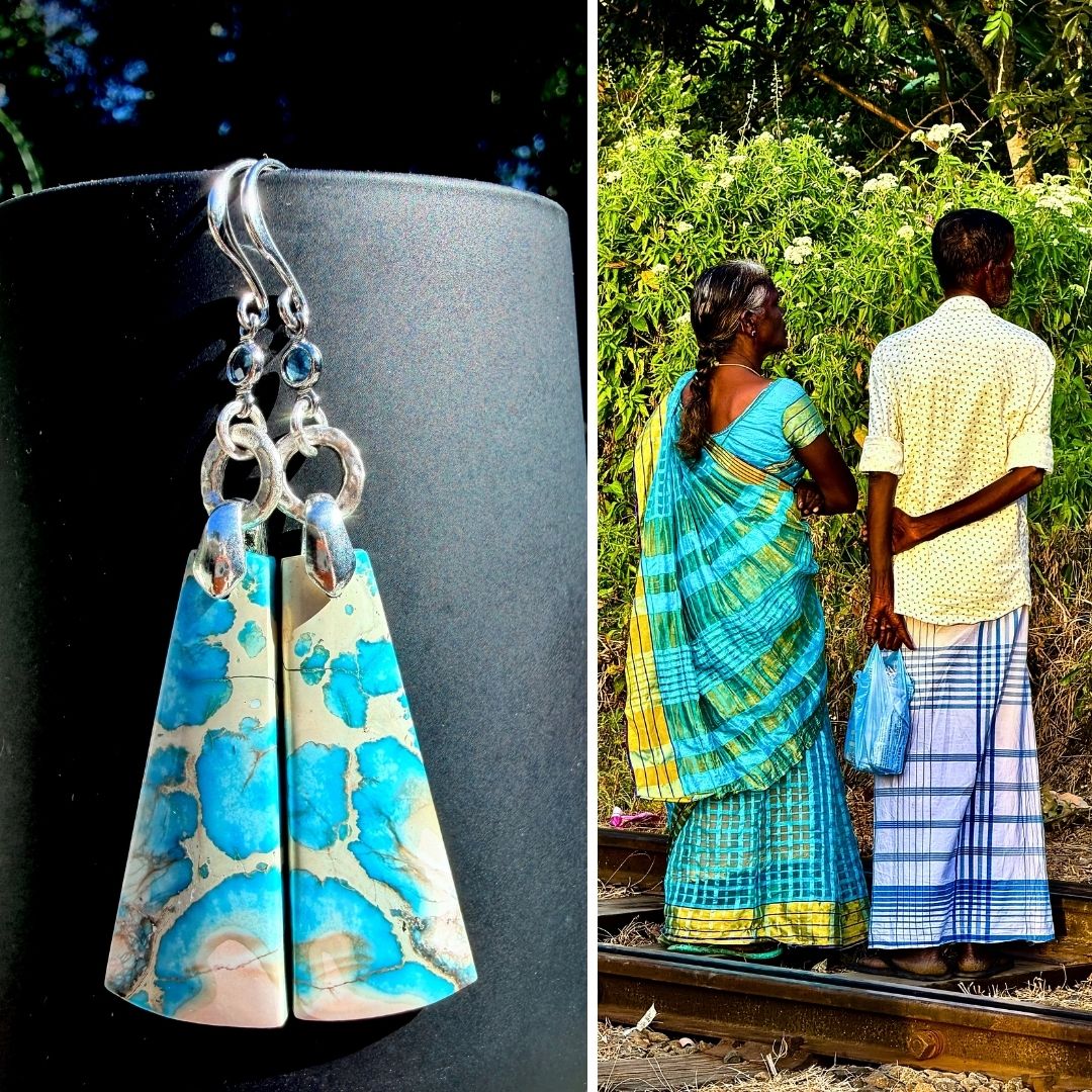 N°024 Statement Earrings - The Sri Lanka Collection