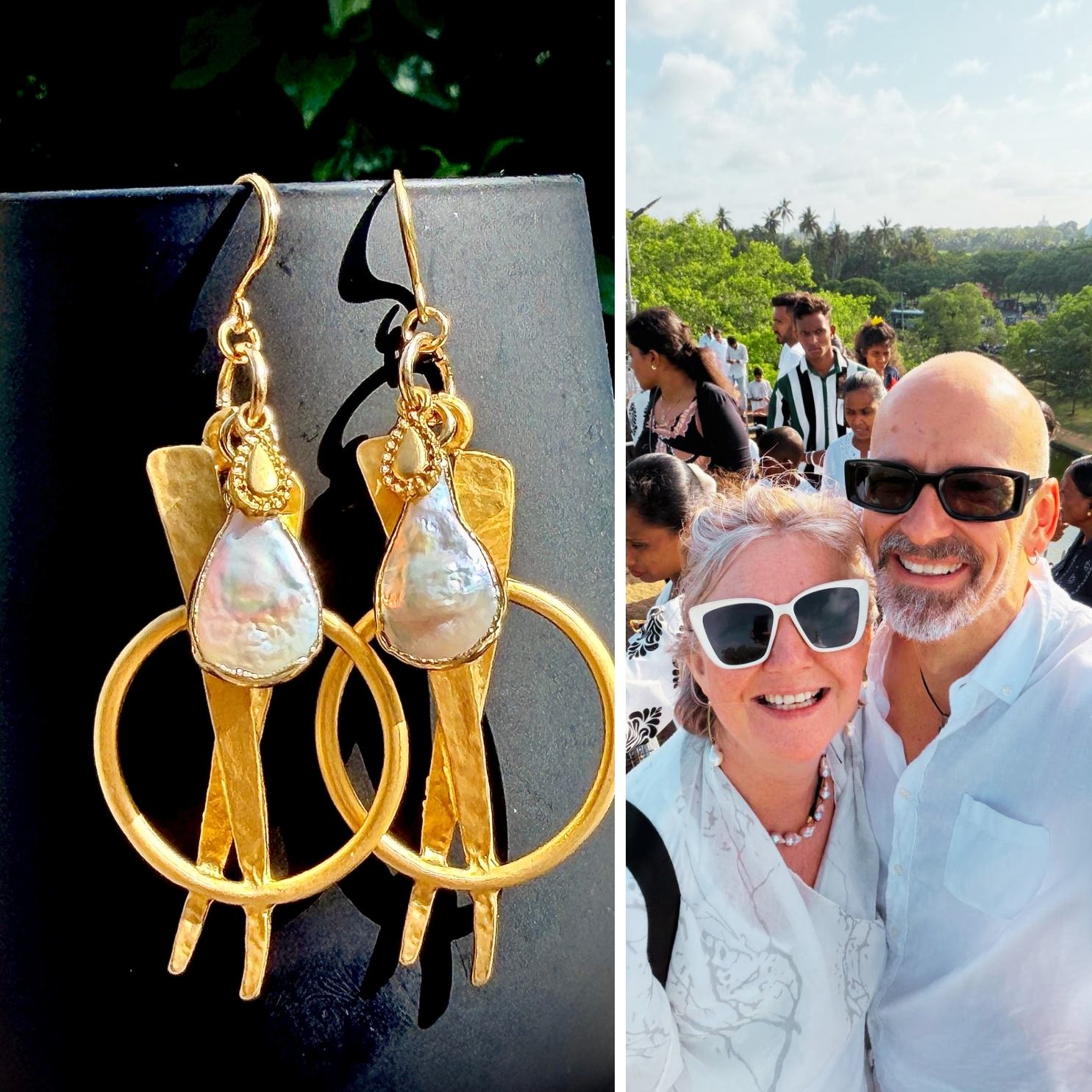 N°030 Statement Earrings - The Sri Lanka Collection