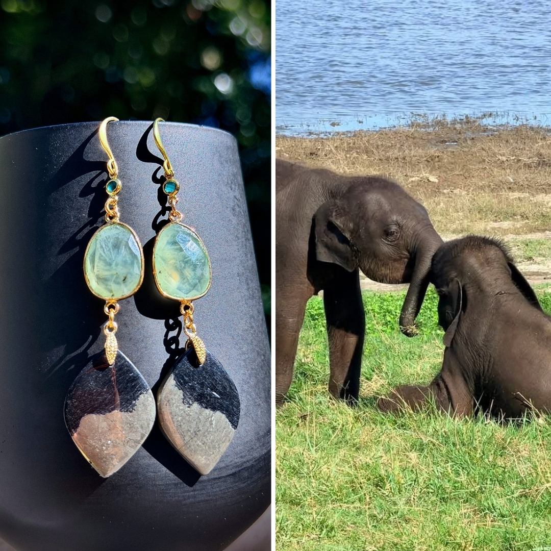 N°032 Statement Earrings - The Sri Lanka Collection