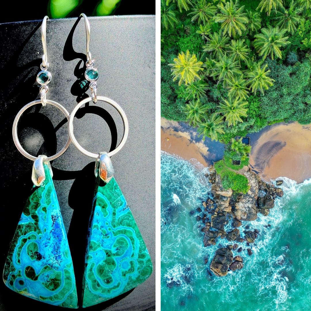 N°036 Statement Earrings - The Sri Lanka Collection
