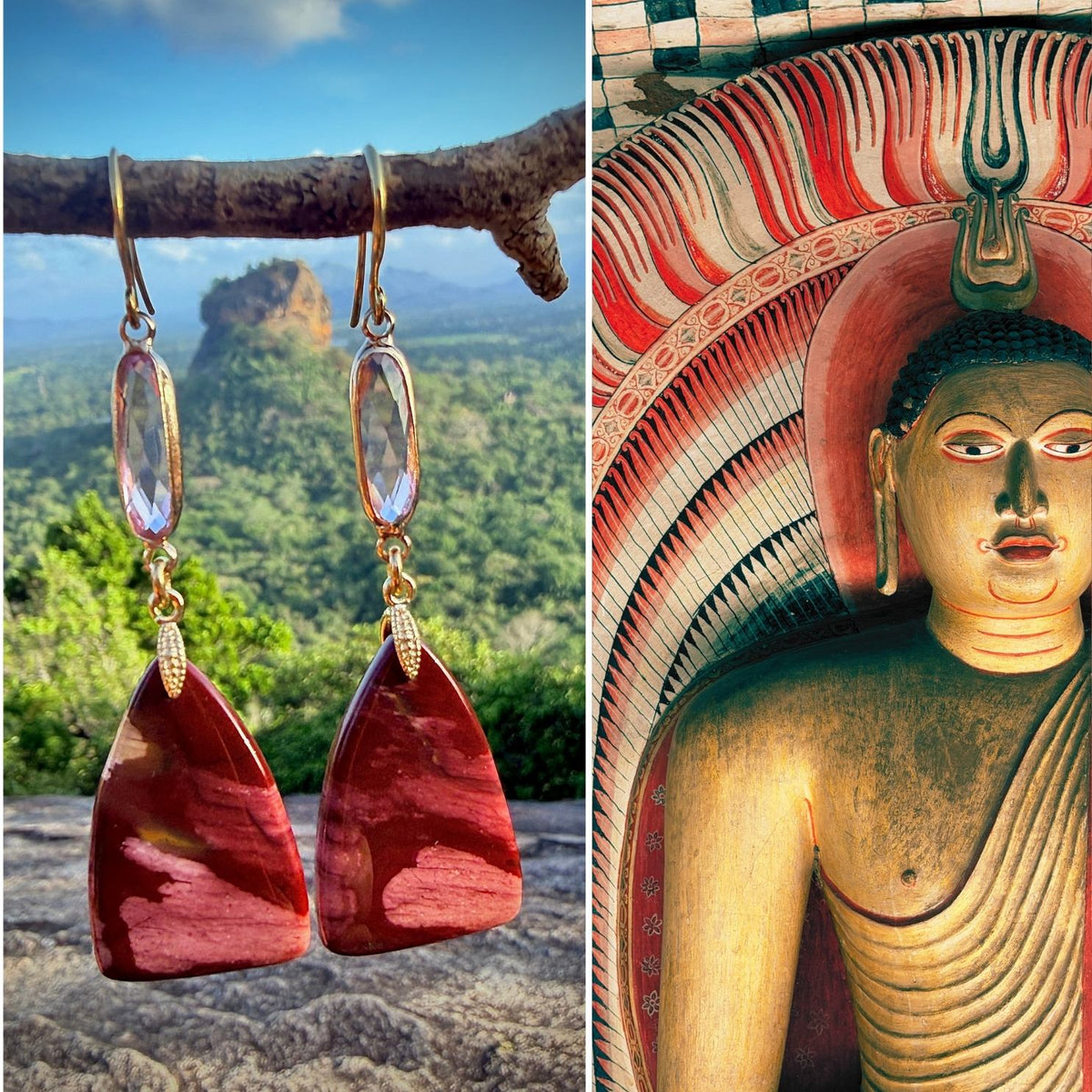 N°037 Statement Earrings - The Sri Lanka Collection