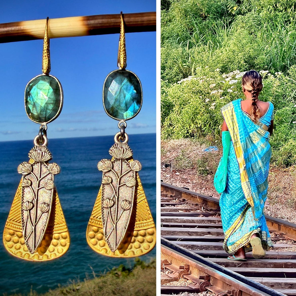 N°038 Statement Earrings - The Sri Lanka Collection