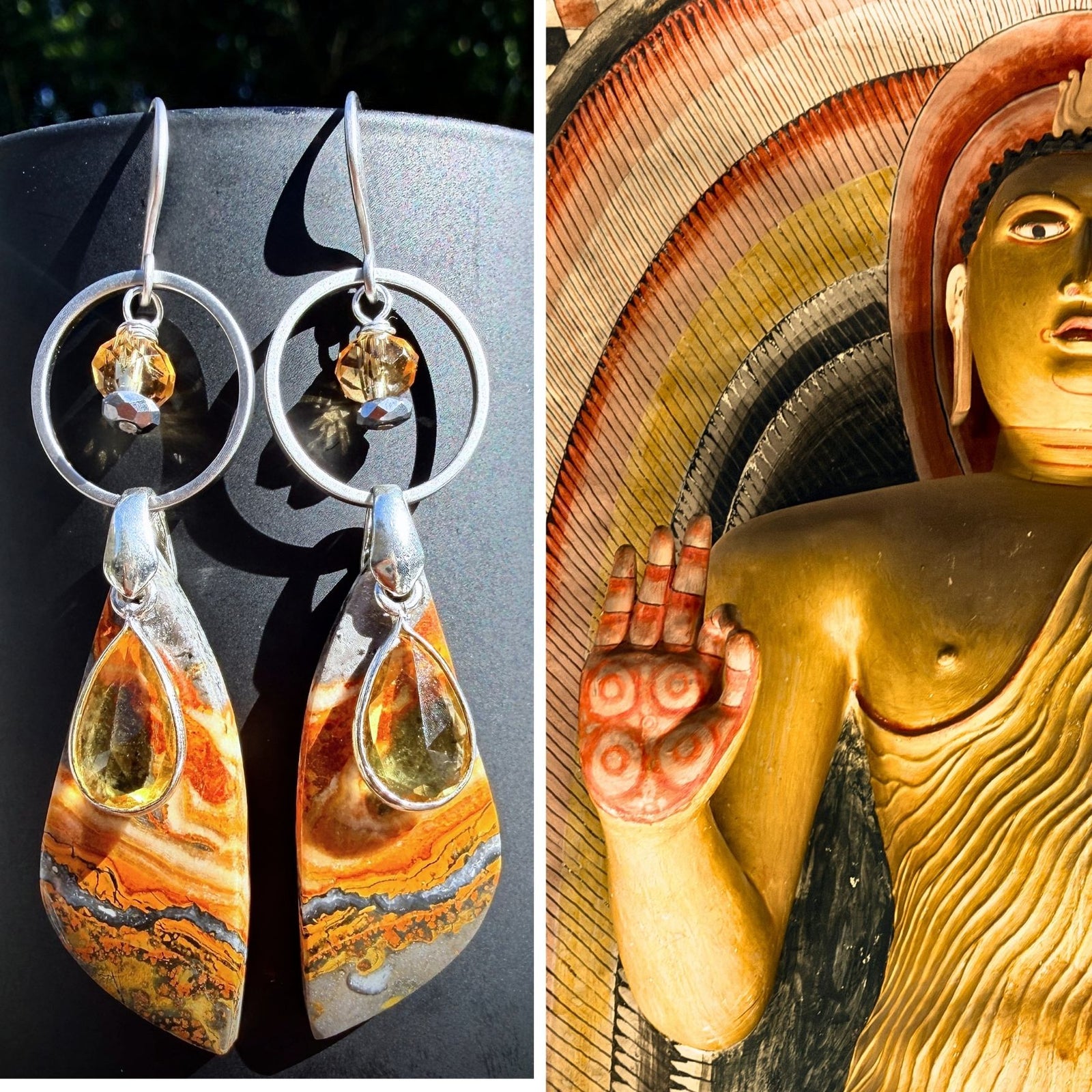 N°039 Statement Earrings - The Sri Lanka Collection