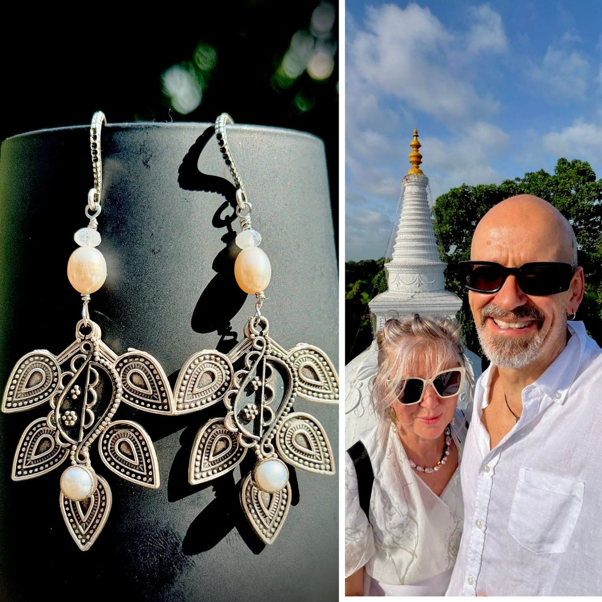 N°040 Statement Earrings - The Sri Lanka Collection