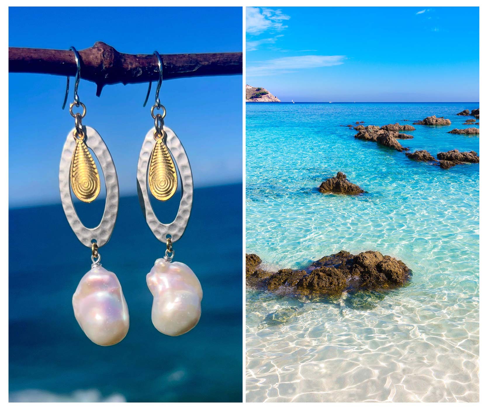 N°042 Statement Earrings - The Mallorca Collection