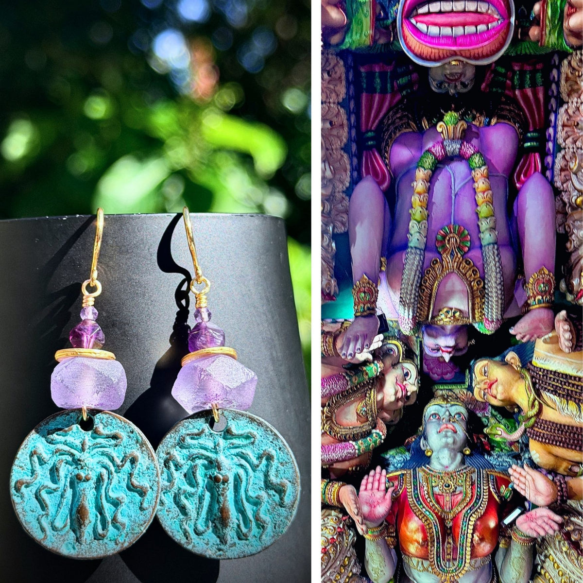 N°043 Statement Earrings - The Sri Lanka Collection