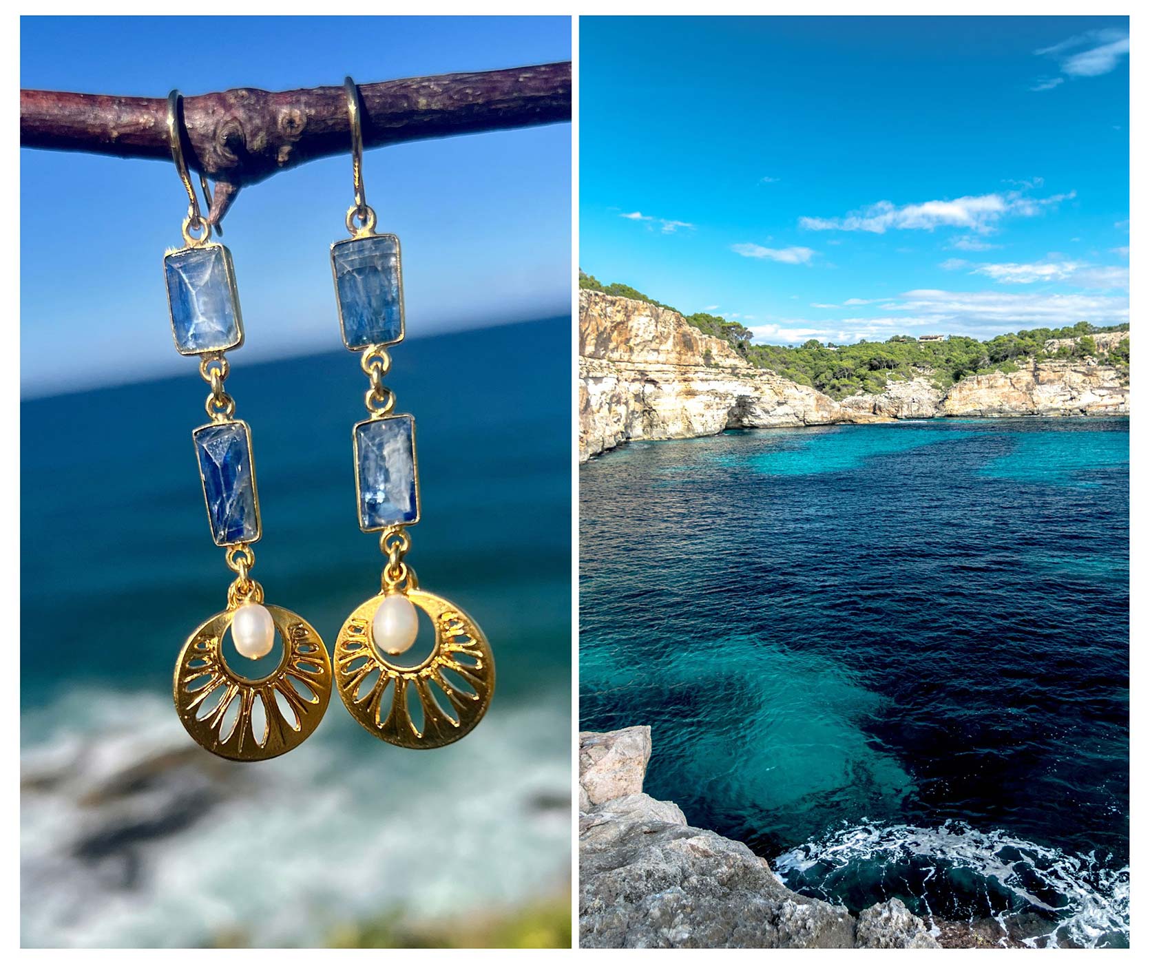 N°044 Statement Earrings - The Mallorca Collection