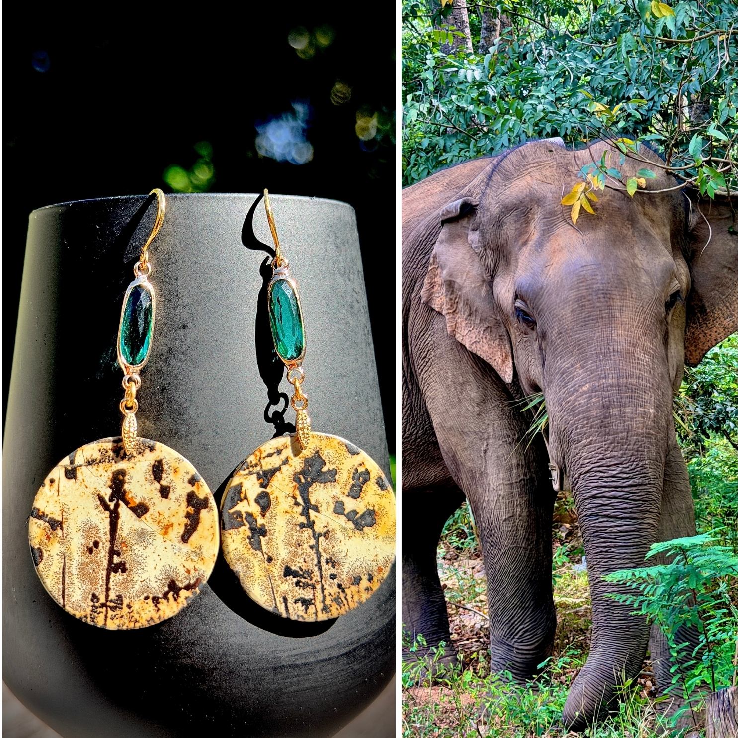 N°047 Statement Earrings - The Sri Lanka Collection